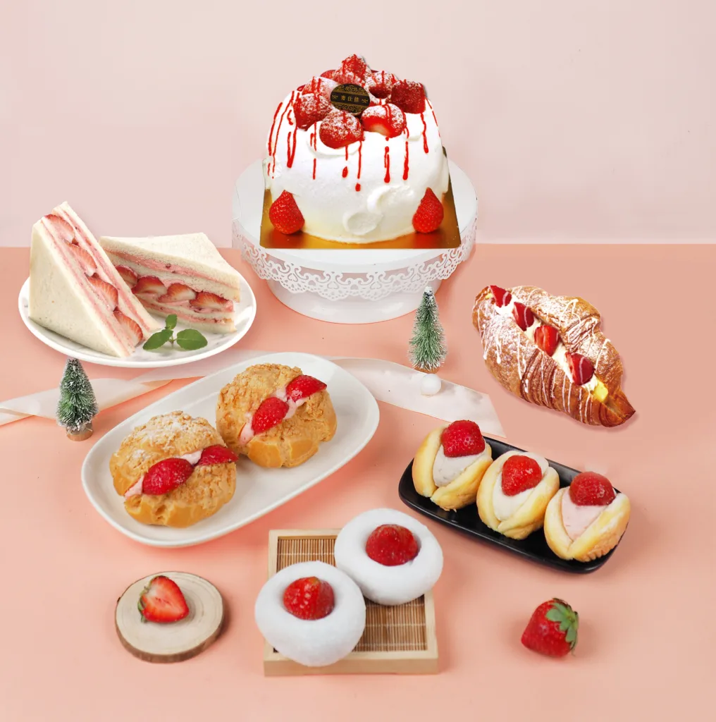 示意圖/麥仕佳草莓季全商品圖。